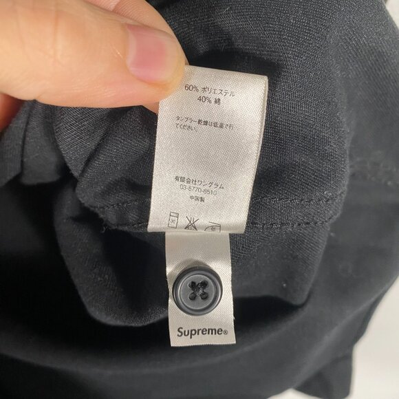 Supreme 2013 Fall/Winter Hooded Twill Shirt Size M - Picture 5 of 7